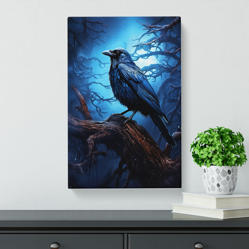 Crow Digital - Wrapped Canvas, 76cm H x 50cm W x 3cm D