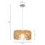 Luminaire suspendu tambour unique à 1 lumière avec accents en fer forgé Arba