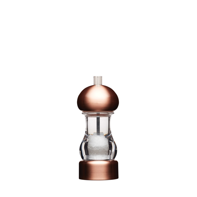 MasterClass 14.5cm Copper Effect Filled Capstan Salt Mill