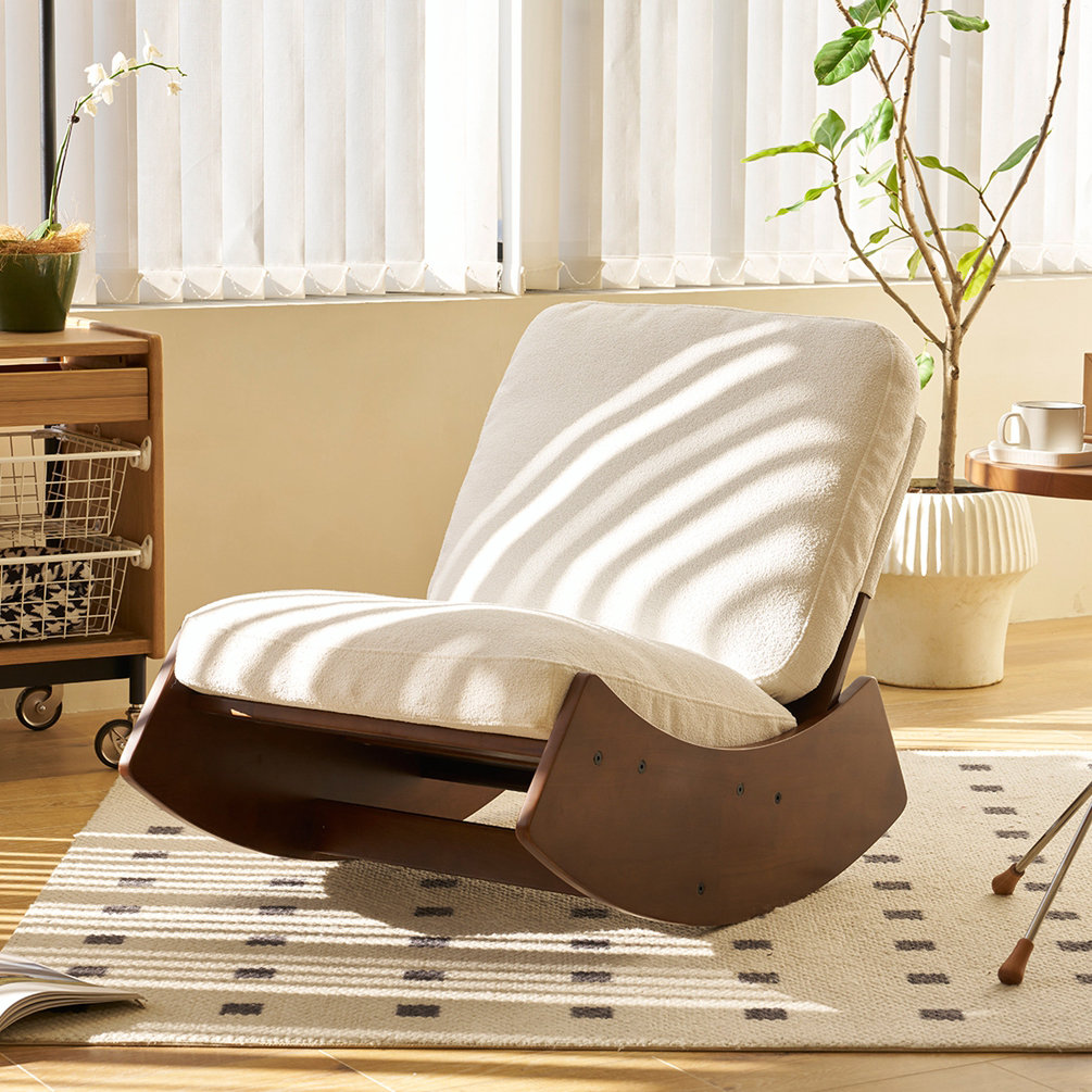 Trule Madeline Comfortable Glider Rocking Chair | Wayfair