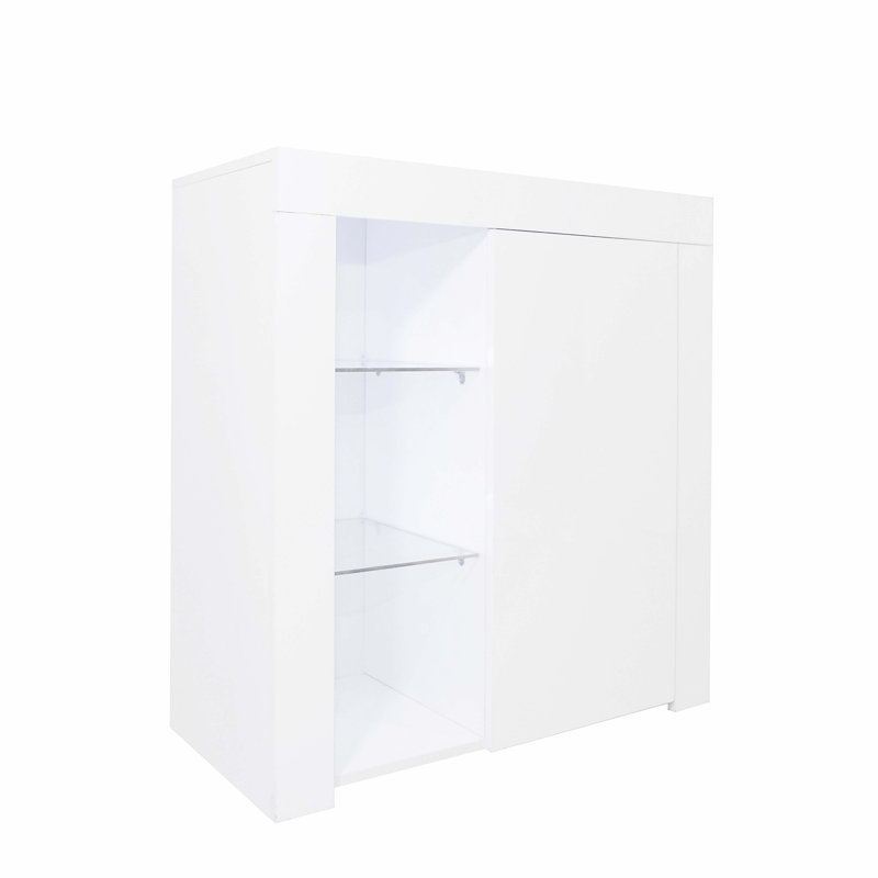 Buffet de cuisine avec lumière DEL, Blanc