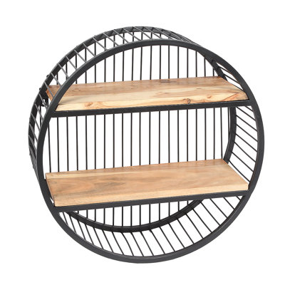 Soler 2 Piece Circular Decorative Shelf