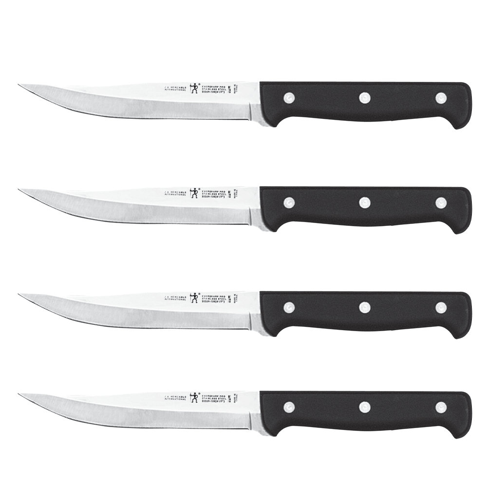 Zwilling JA Henckels Eversharp Pro 4 Piece Steak Knife Set & Reviews