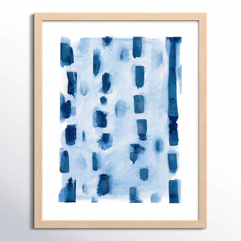 Creative Cool Painting by Andrea Stokes, Gold Framed, 50" H x 40" W