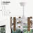 19" Flush Mount Caged Ceiling Fan with Remote, Reversible Low Profile Ceiling Fan without Light Bulb-87866478
