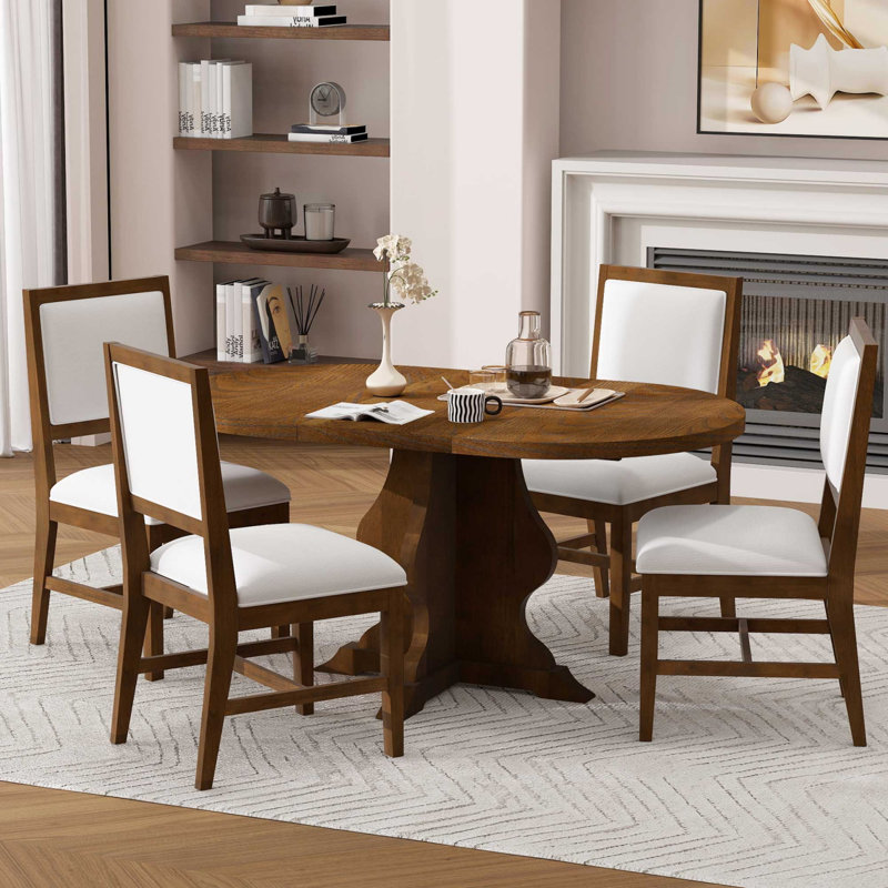 Ensemble repas pour 4 personnes, Brun