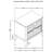 Mason Black Stylish 2-Drawer Nightstand