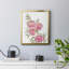 Watercolor Blooms I, toile encadrée de qualité supérieure - prête à être accrochée-841269044-841269051