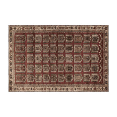 Tapis d'intérieur et d'extérieur noir Persian