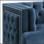 Chaise en velours gris anthracite-821080965