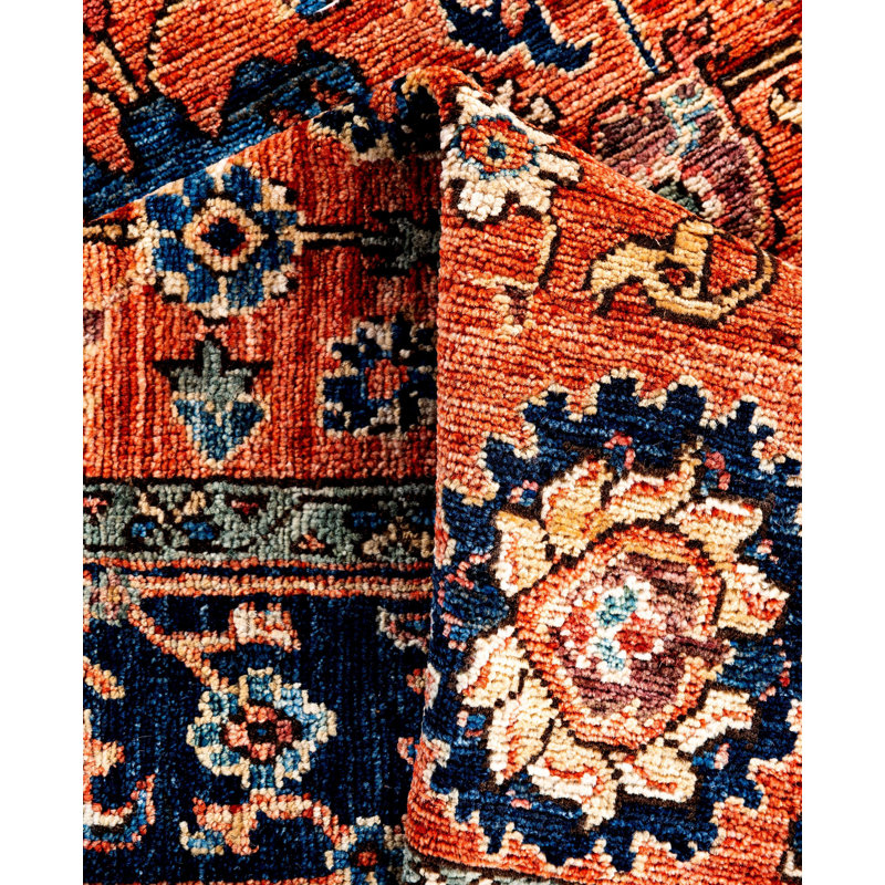 Serapi One-of-a-Kind 4' 3" X 6' 2" Hand Knotted Area Rug