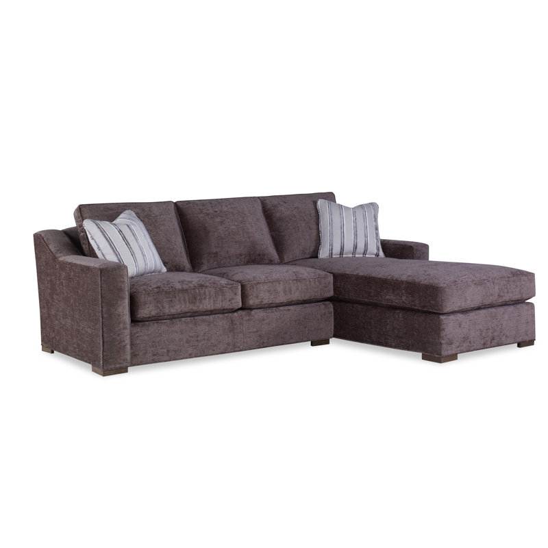 Armanti Chaise Sectional, Parchment Polyester 71582L14, City Dark