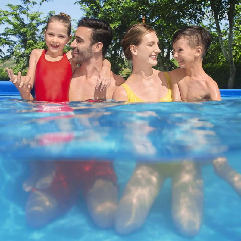 Bestway Steel Pro 13' x 32" Blue Rectangular Above Ground Pool