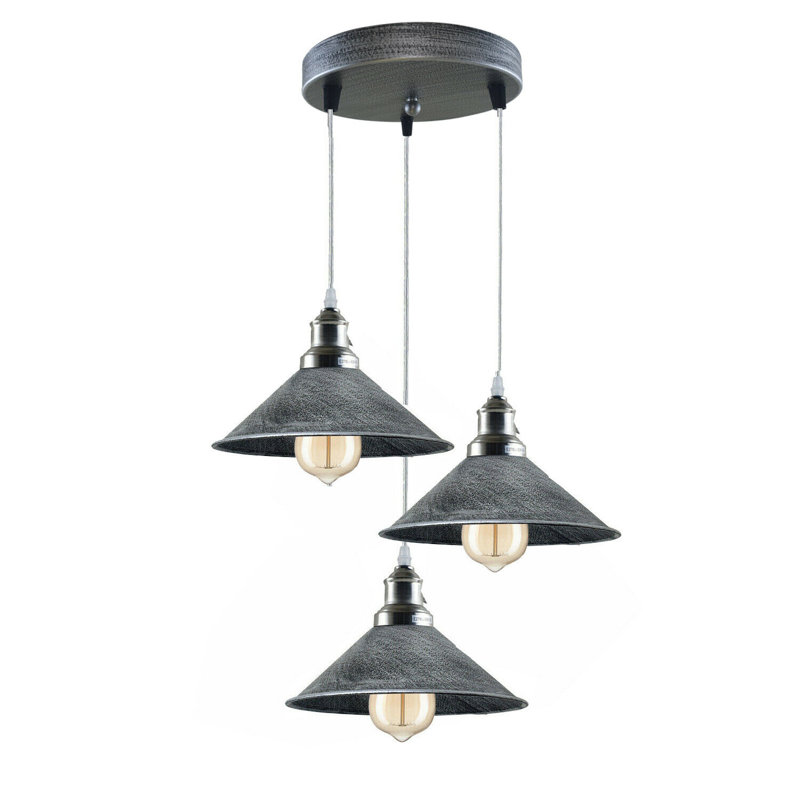 Vanita 3 - Light Pendant, Brushed Silver