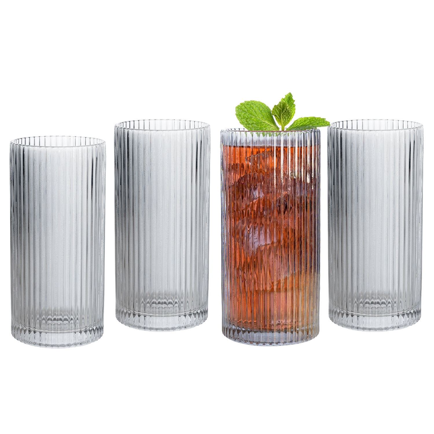 Latitude Run® 4 Piece Drinking Cocktail Wine Glasses Set | Wayfair