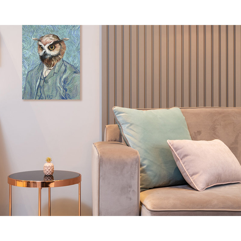 Van Gogh Owl Self Portrait 20x30