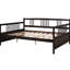 Lit de jour double - et polyvalent pour une utilisation dans la chambre à coucher, option de lit disponible en taille finale, solide, fonctionne comme avec le rangement