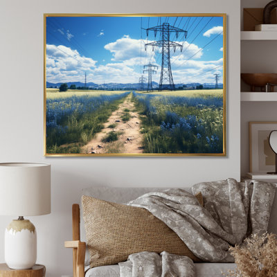 «Power Lines Electric Horizons II», reproduction sur toile