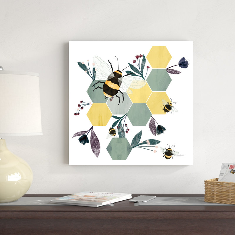 Abeilles V, H 20 po x l 20 po x P 1,25 po