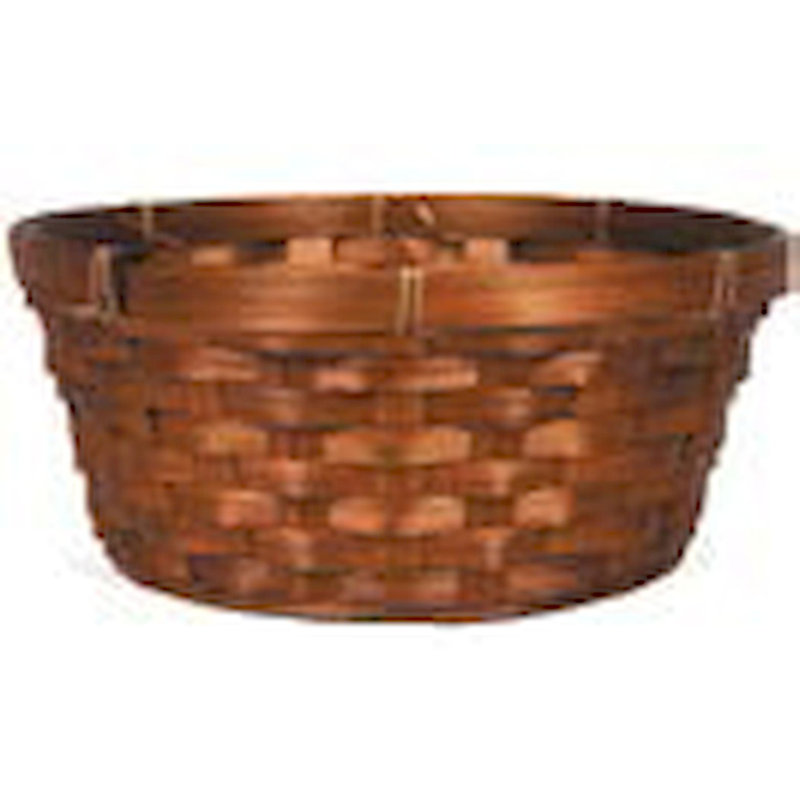 Panier à mèches/en rotin en bambou, H 3,75 po x l 9 po x P 9 po