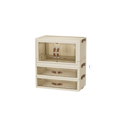 Rangement de bureau empilable en plastique avec tiroirs Marfried