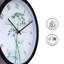 Horloge d'extérieur «Anethium» blanche avec aneth vert - 12 po