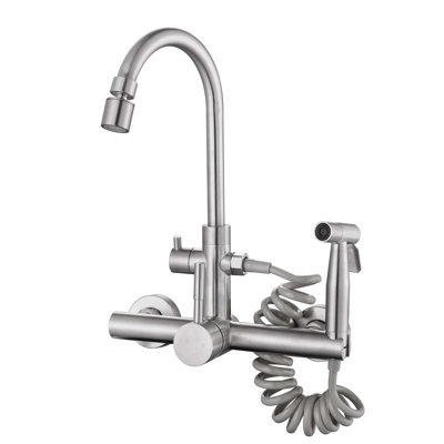 Robinet de cuisine à poignée simple tactile avec accessoires
