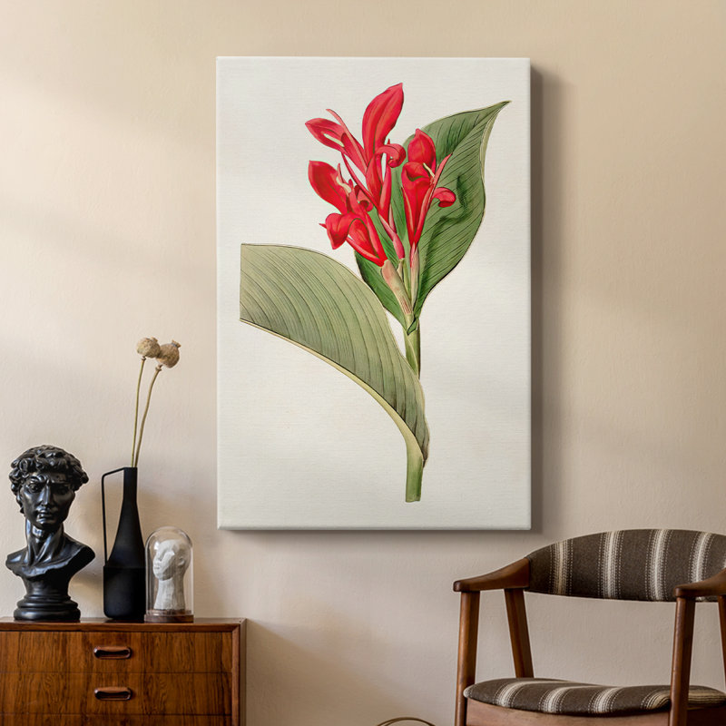 FloraOf TheTropicsIV - Cavas de galerie sur mesure, H 18 po x l 12 po