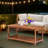 Patio 2-Tier Poplar Wood Coffee Table