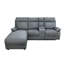 DS Living Home Furniture 3 Seater Leather Match Reclining Sofa & Chaise-1358405856-1358405858