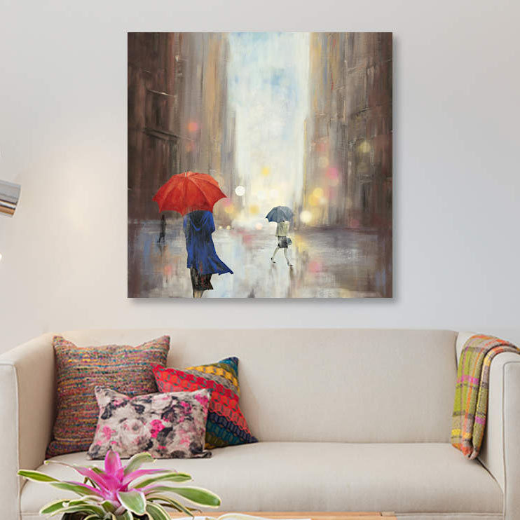 «In The City I», impression sur toile, H 26 po x l 26 po x P 1,5 po