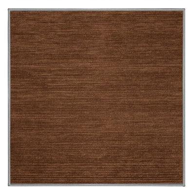 Machine Washable Solid Brown Area Rug