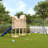 VidaXL Pine Swing Set with 2 Swing(s) , 1 Slide(s)-88463364