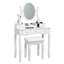 Ensemble coiffeuse et tabouret Craney-1575454762
