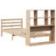 Bookcase Bed Without Mattress Solid Wood Pine-566539182