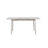 Extendable Dining Table & Chairs Set (4 Pieces), White, 47.2 x 29.5 x 29.5 inches | 100% Melamine Coated Chipboard & Beech Wood Legs | Open Size: 61.0 x 29.5 x 29.5 inches | Perfect for Family Gatherings & Modern Dining Rooms