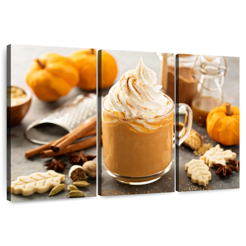 Yarlin Pumpkin Latte, 24" H x 38" W