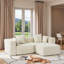Canapé modulaire Boneless Cloud dans deux boîtes, canapé modulaire compressé avec assise profonde-356200372