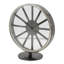 Horloge en fer forgé Valor - l 12 po x L 6,5 po x H 13,4 po - Argent