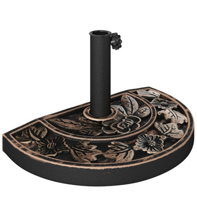 Porte-parasol décoratif d'extérieur