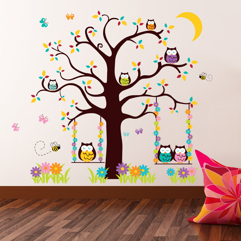 Owl Tree 2 Wall Sticker