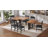 5-Piece Dining Table Set For 4-6 People, 63" Extendable Kitchen Table And 4 Cushion Chairs, Dining Room Table With Mdf Board & Metal Frame -2143613640-2143613643