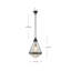 Luminaire suspendu simple à 1 lumière Willard-88777475