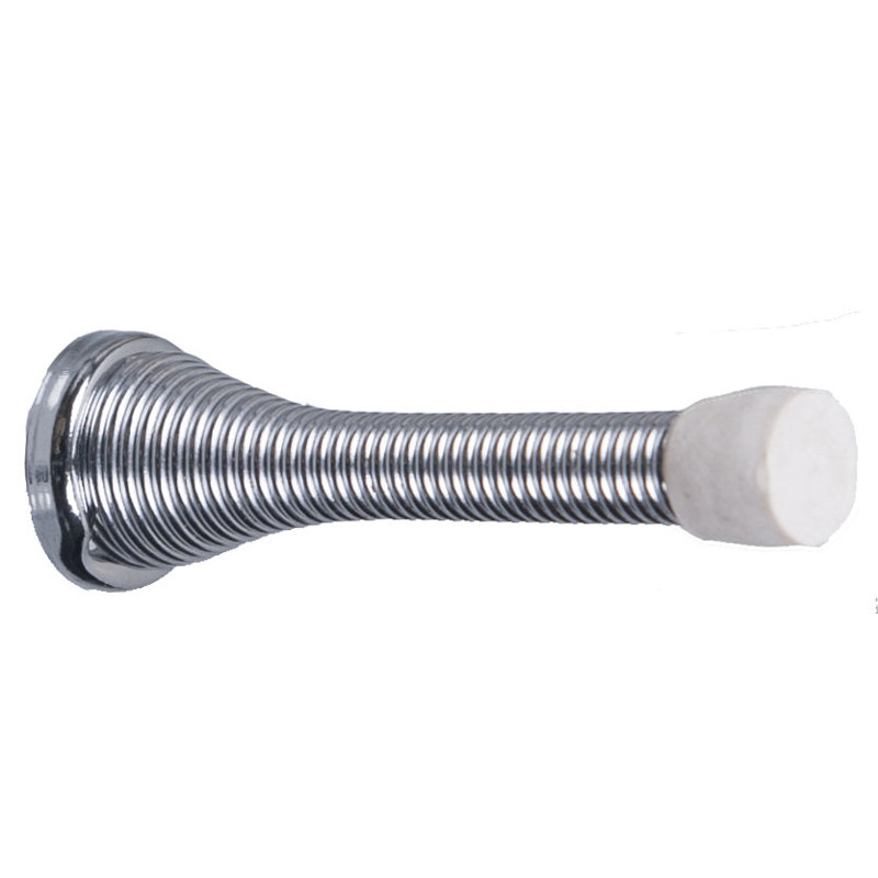 Kennard Steel Skirting Fixed Door Stop, Nickel