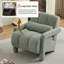 Chaise d'appoint rembourrée avec accoudoirs 28 po Jakeim-2018038014