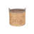 Wicker Round Rope Border 2 Piece Basket Set