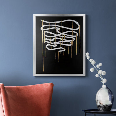 «Weeping Ribbon II», toile encadrée de qualité supérieure - prête à être accrochée