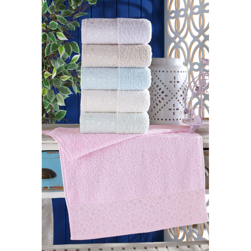 Ensemble de serviettes 6 pièces 100% coton