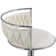 Ginko Swivel Upholstered Adjustable Height Counter Stool with Metal Frame