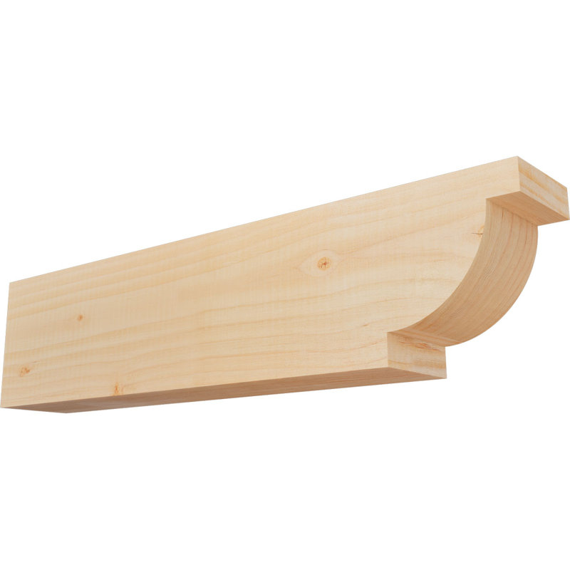 Queue Alpine, Sapin de Douglas, H 6 po x l 24 po x P 3,5 po